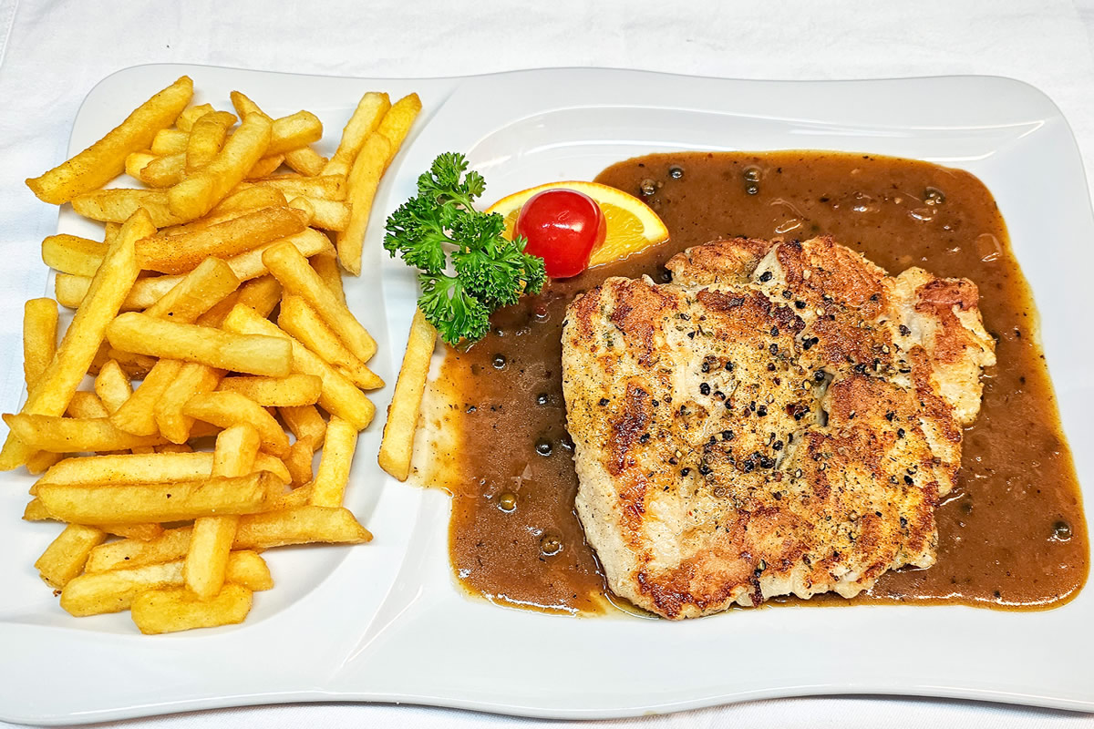 Putenbruststeak "Madagaskar"