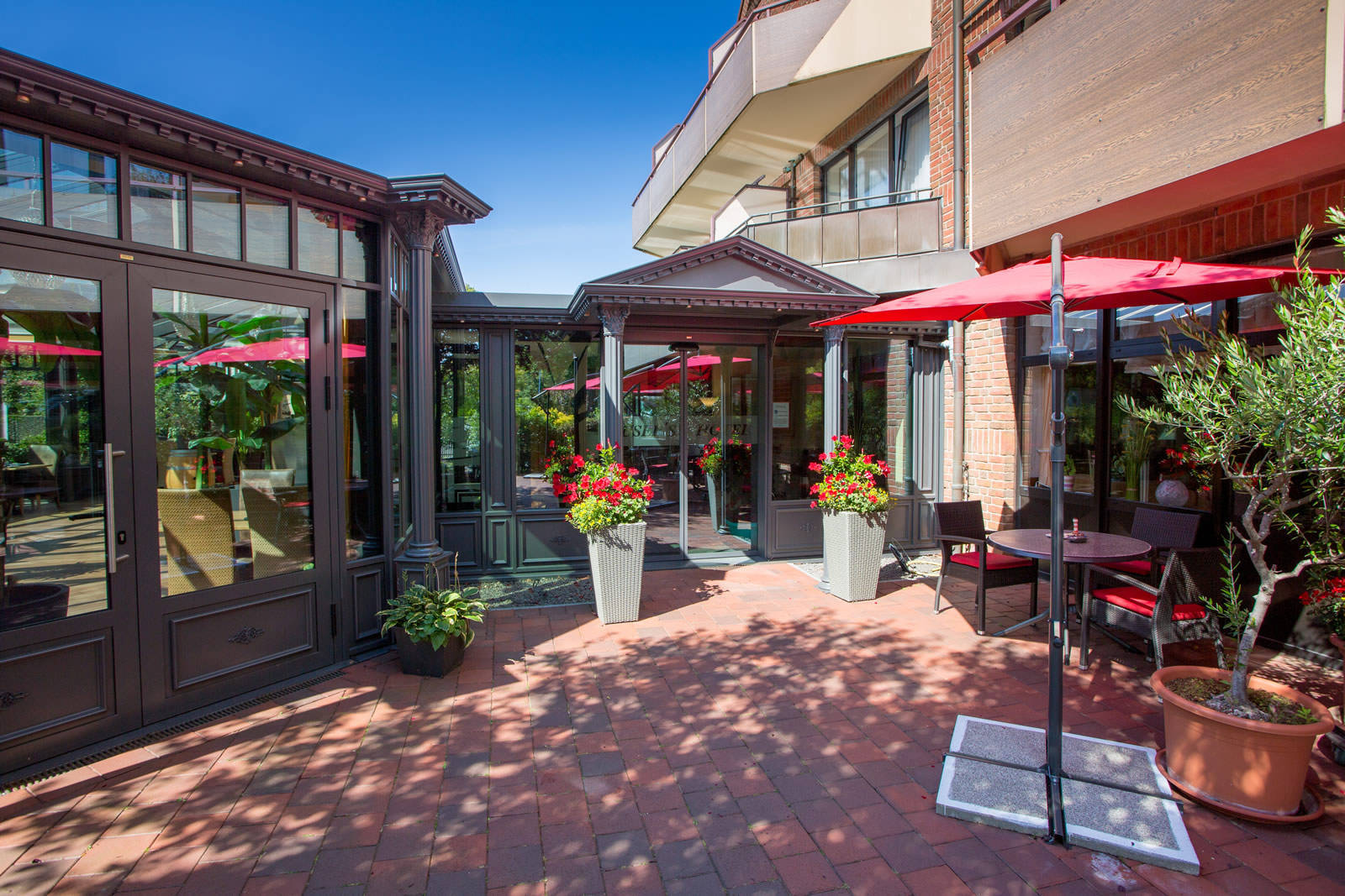 Zugang zum Restaurant